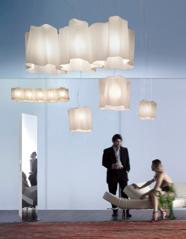 Logico Triple Linear Chandelier 15.75"W