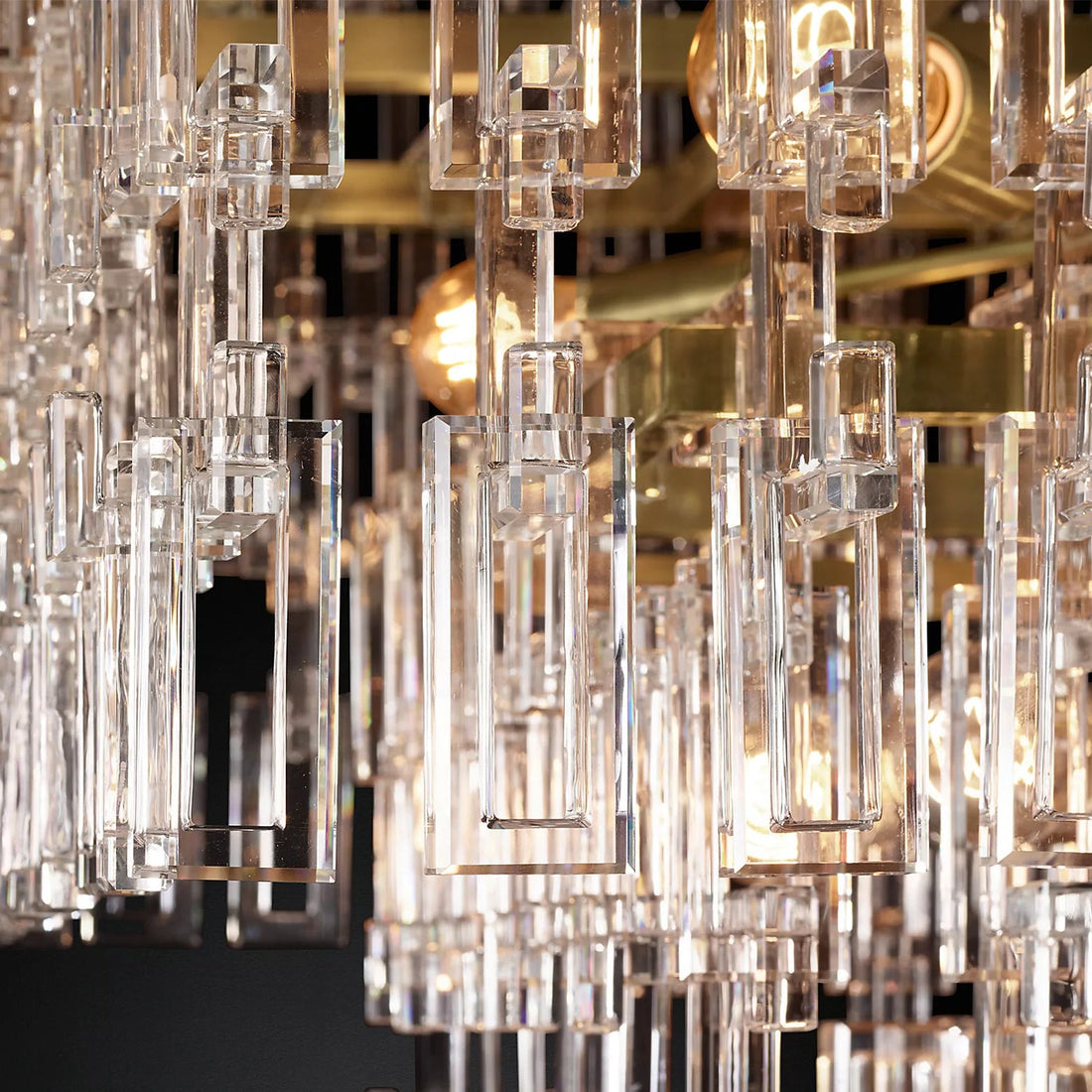 Marignan Tier K9 Crystal Rectangle Chandelier