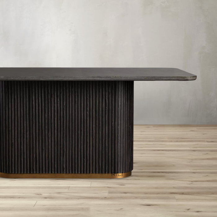 Finnley Dining Table Bluestone Carrara 120" ( customize)