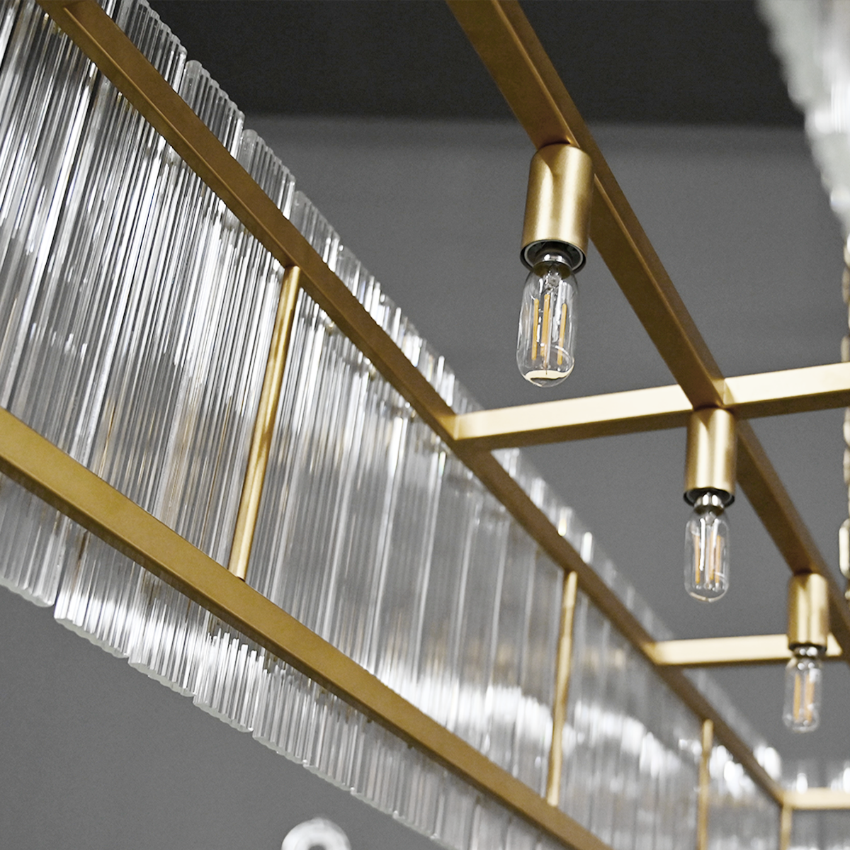 Marcus Rectangle Chandelier 54"