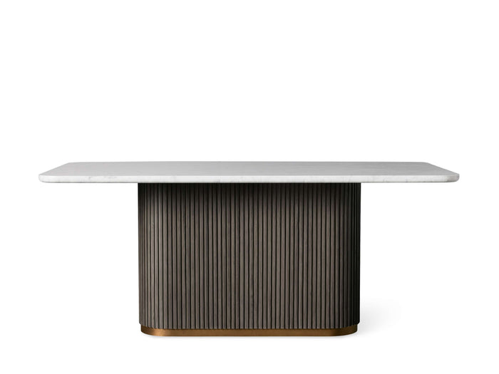 Finnley Dining Table Bluestone Carrara 120" ( customize)