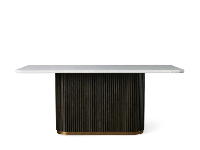 Finnley Dining Table Bluestone Carrara 120" ( customize)