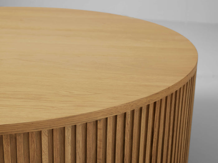 Finnley Round Wood Coffee Table 36" 42" 54"