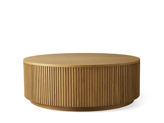 Finnley Round Wood Coffee Table 36" 42" 54"
