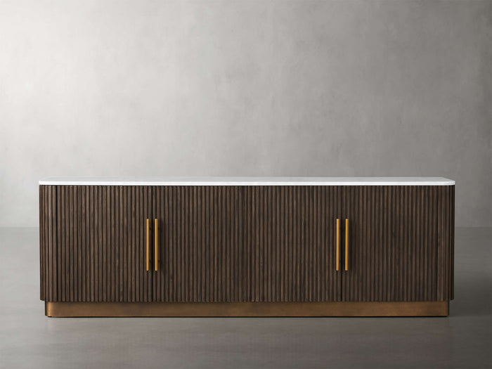 Finnley Media Carrara Bulestone Console 80" 95"