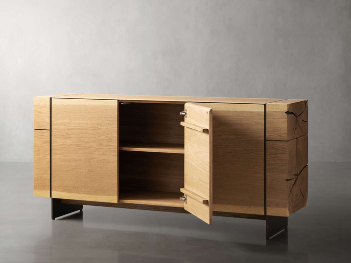 Mihaela Oak Sideboard 72" 84"