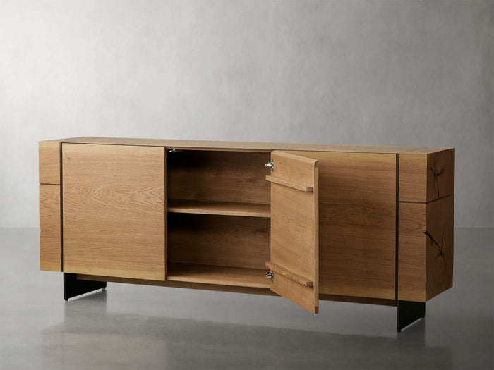 Mihaela Oak Sideboard 72" 84"
