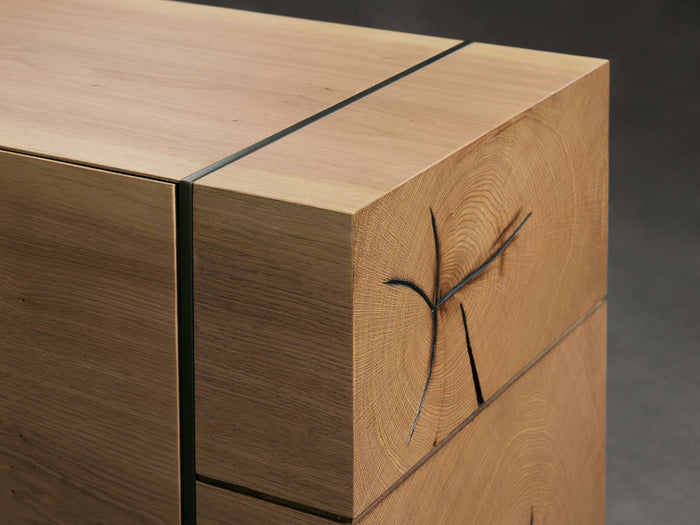 Mihaela Oak Sideboard 72" 84"