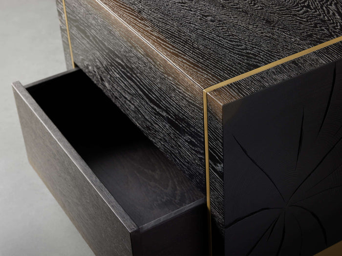 Mihaela Oak Nightstand 28"