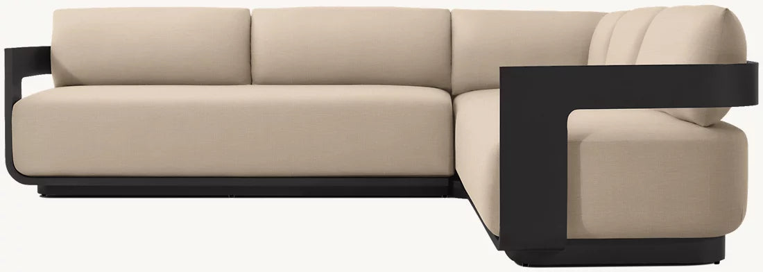 Sedona Aluminum Right-Arm L-Sectional