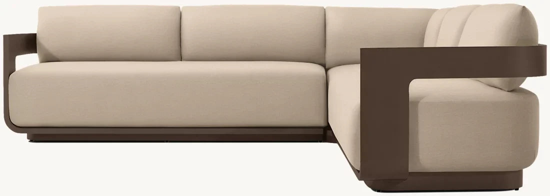 Sedona Aluminum Right-Arm L-Sectional