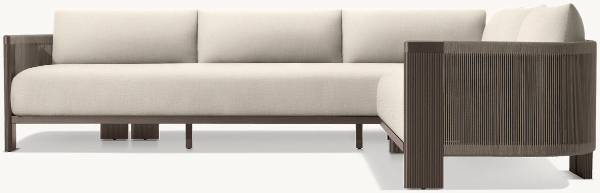Striata Aluminum Right-Arm L-Sectional