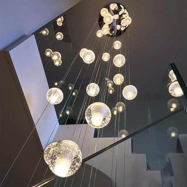 Adonis Suspension Water Drop Chandelier( 43-Light customized)