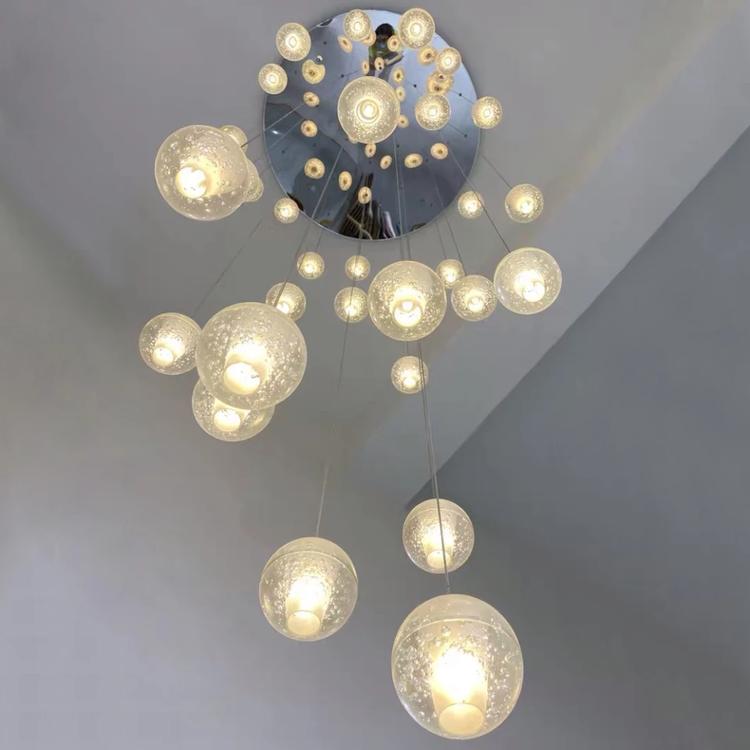 Adonis Suspension Water Drop Chandelier( 43-Light customized)