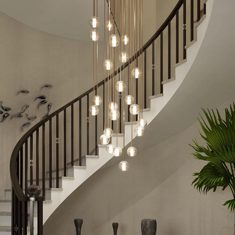 Adonis Suspension Water Drop Chandelier( 43-Light customized)