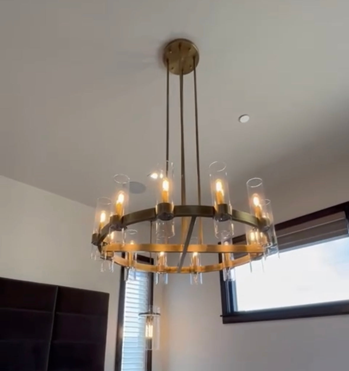 Customize Ravelle Glass Round Chandelier 42"(14-light)