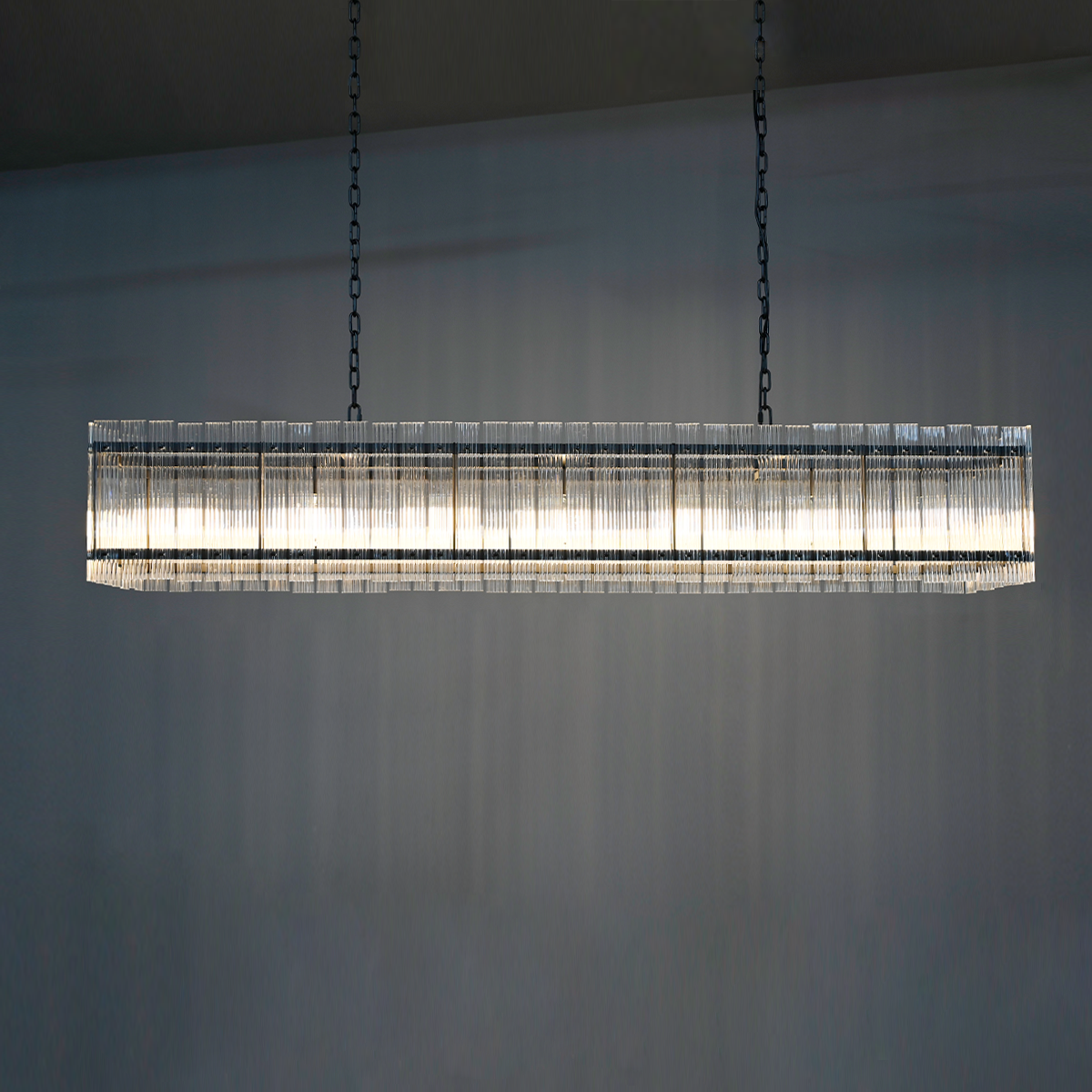Marcus Rectangle Chandelier 54"