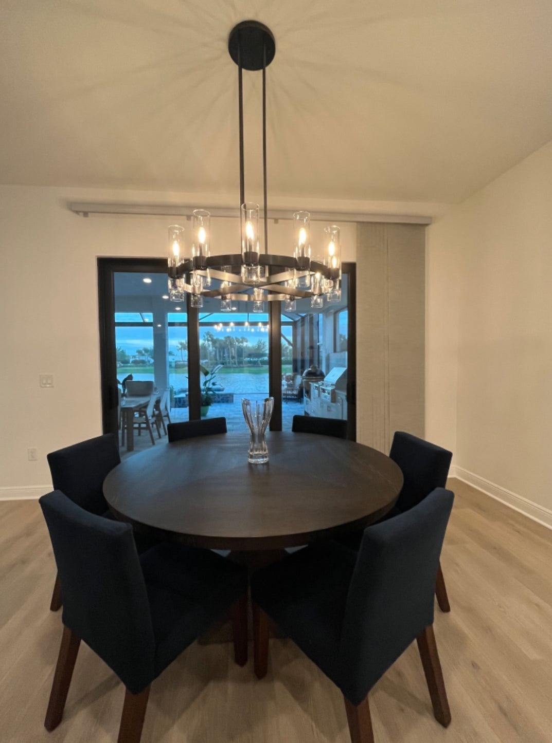 Customize Ravelle Glass Round Chandelier 42"(14-light)