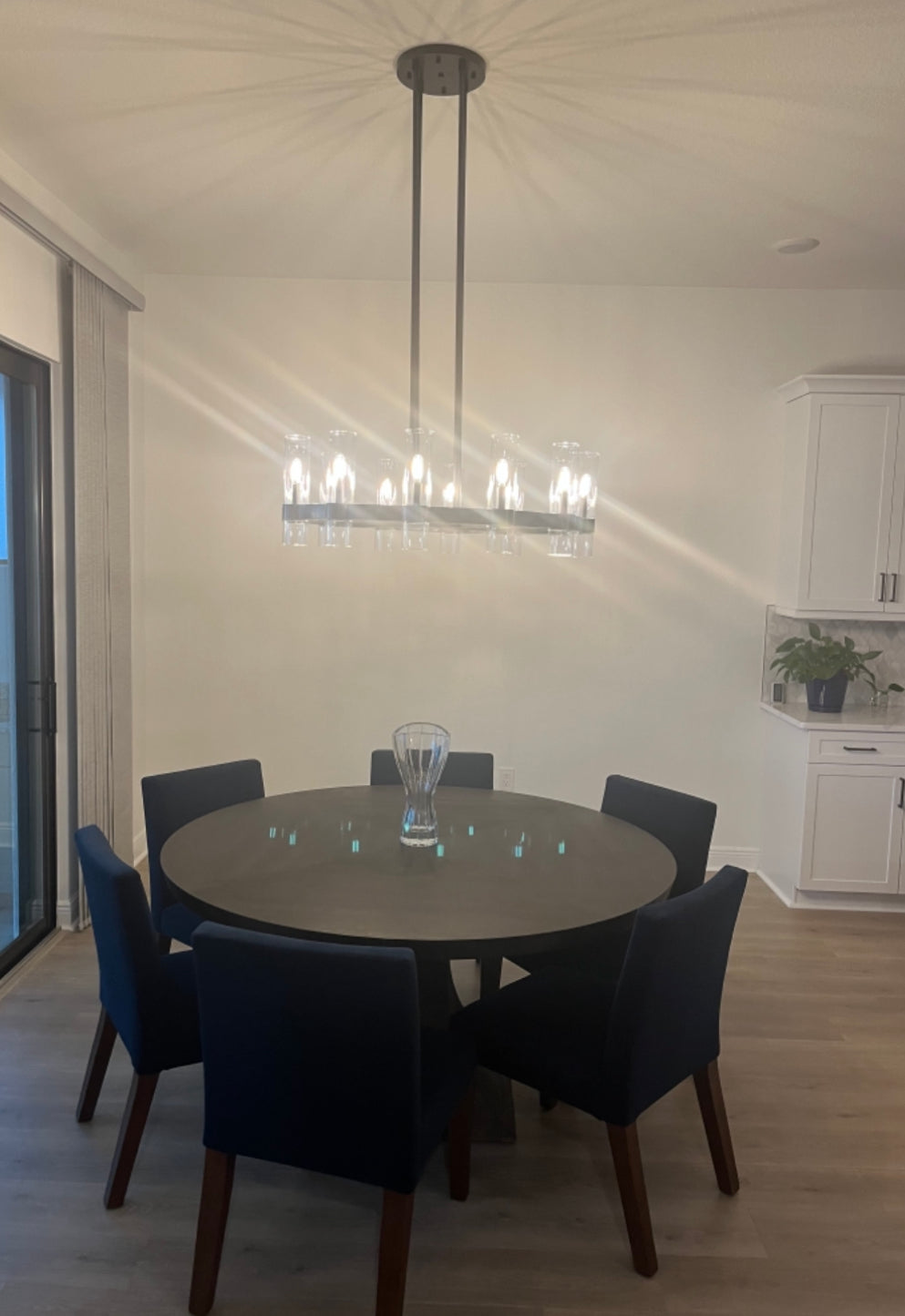 Customize Ravelle Glass Round Chandelier 42"(14-light)