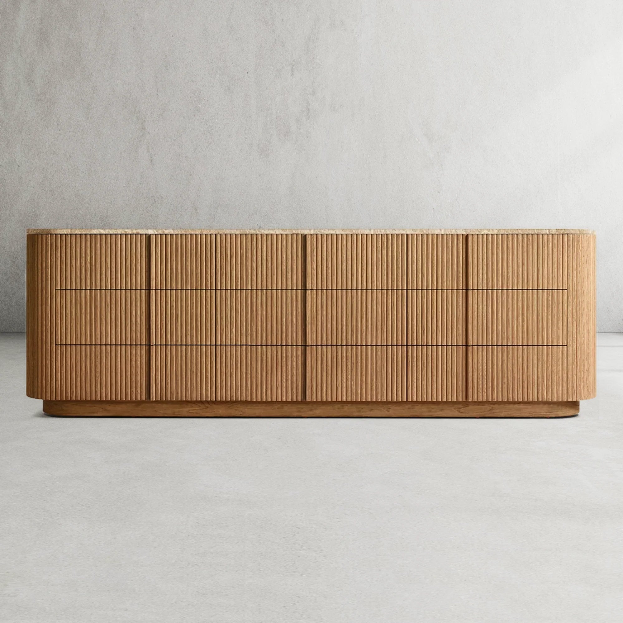 Mulholland Modern Stone 9-Drawer Dresser