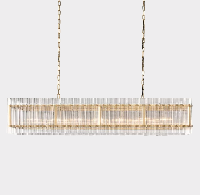 Marcus Rectangle Chandelier 54"