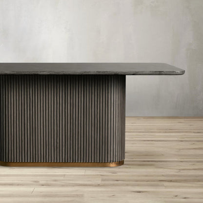 Finnley Dining Table Bluestone Carrara 120" ( customize)