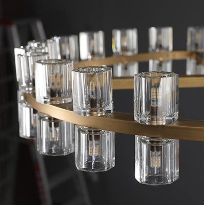 Arcachon Crystal Round Chandelier 48"
