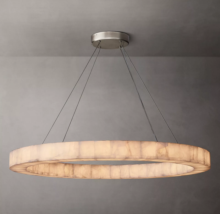 Marble Rival Round Chandelier 60"