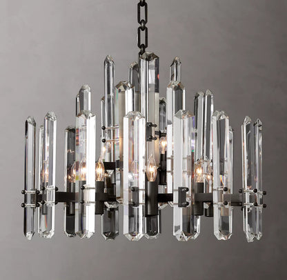 Bonnington Crystal Round Chandelier 54"(customize）