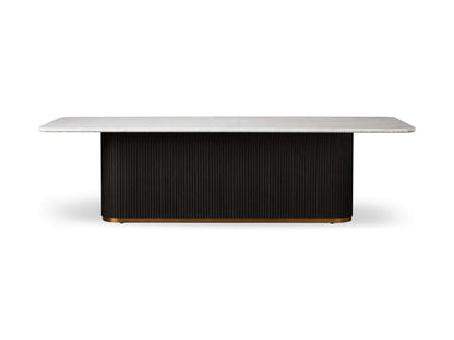 Finnley Dining Table Bluestone Carrara 72" 84" 96 108''