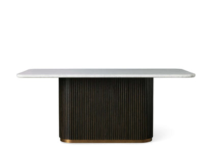 Finnley Dining Table Bluestone Carrara 120" ( customize)