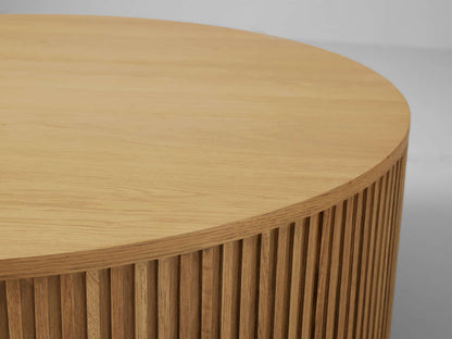 Finnley Round Wood Coffee Table 36" 42" 54"