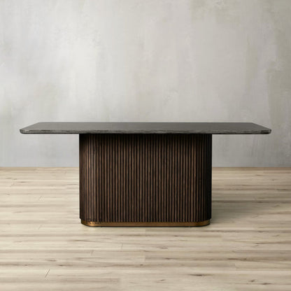 Finnley Dining Table Bluestone Carrara 120" ( customize)