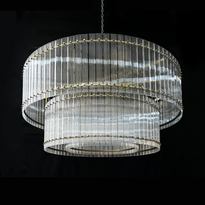 Marcus 2-Tier Single Tier Round Chandelier 22" 37" 48" 60"