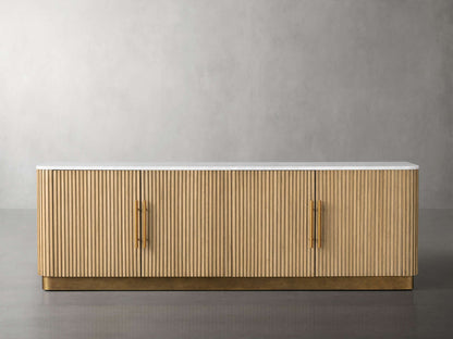 Finnley Media Carrara Bulestone Console 80" 95"