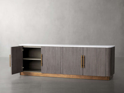 Finnley Media Carrara Bulestone Console 80" 95"