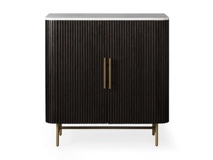 Finnley Bar Marble Top Finish Cabinet