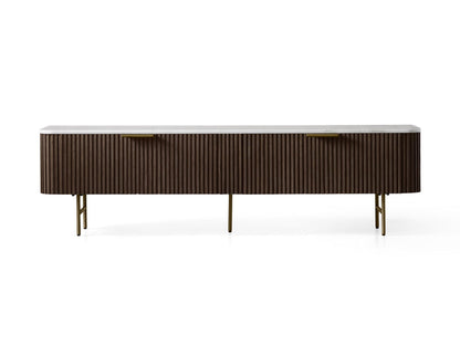 Finnley Marble Top Finish Low Media Console