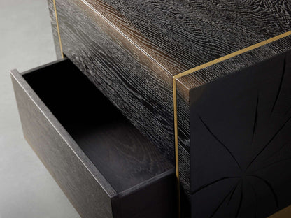 Mihaela Oak Nightstand 28"