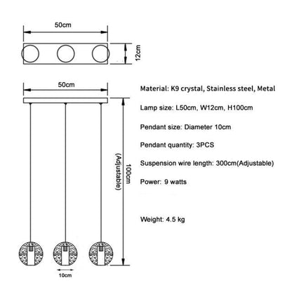 Adonis Suspension Water Drop Chandelier customized（ 48-Light 100x160）