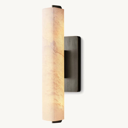 Audubon Alabaster Single Sconce
