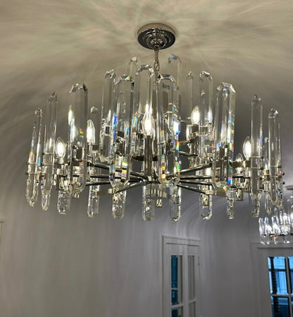 Bonnington Crystal Round Chandelier 54"(customize）