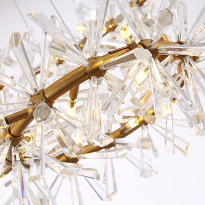 Kylia 2 Tier Ring Crystal Chandelier 72”