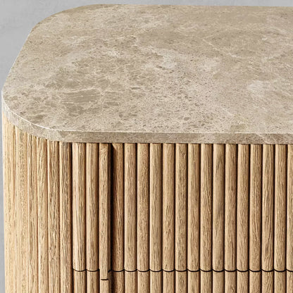 Mulholland Stone Closed Nightstand