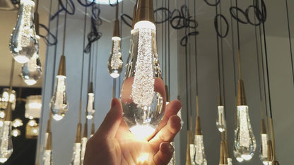 Solitaire Linear Chandelier 37"50"70"87"120"