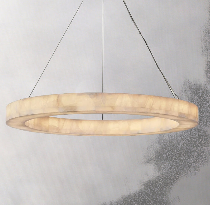 Marble Rival Round Chandelier 60"